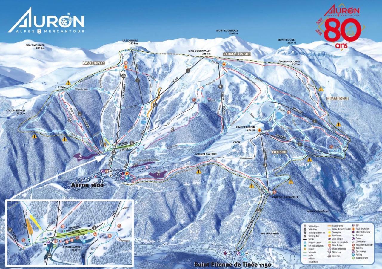 Studio Centre Auron Apartman Kültér fotó